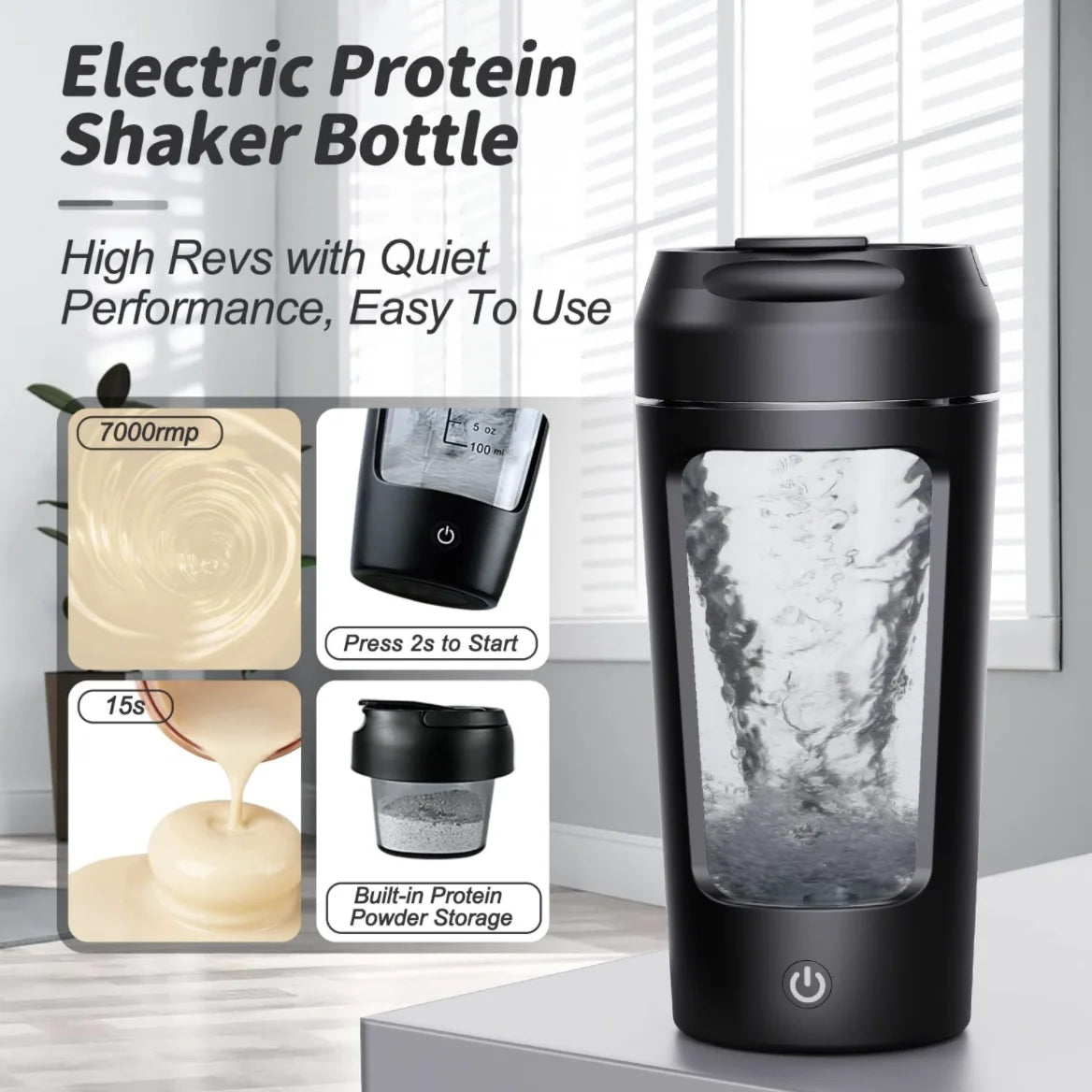 ShakeMix® Shaker Eléctrico para Proteína